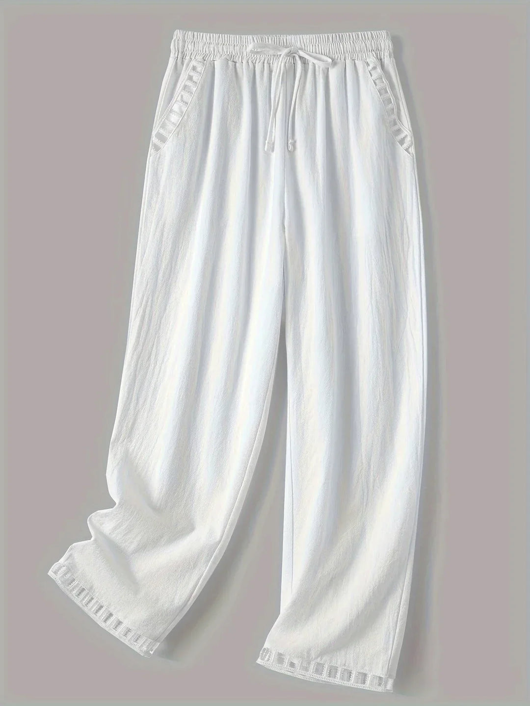 Tracey Contrast Trim Cropped Pants