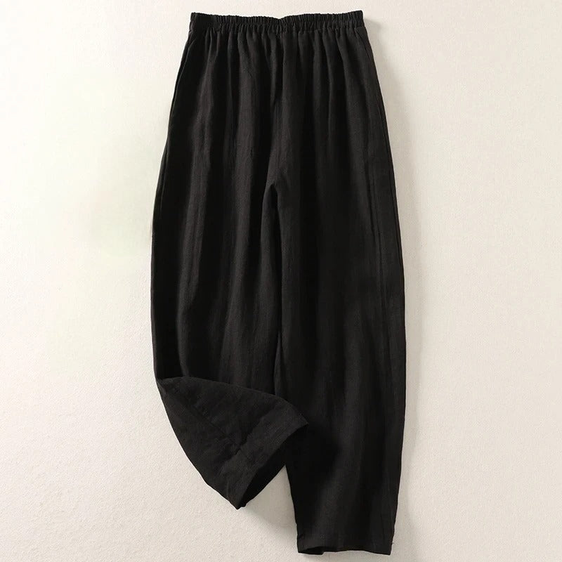 ALISA COMFORTABLE LINEN PANTS