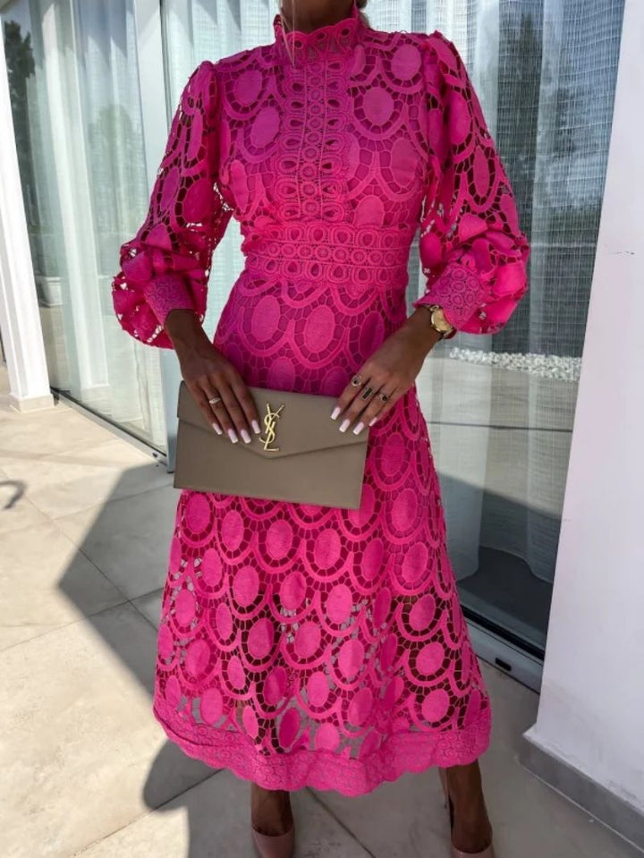 Georgia Stylish French Lace Dress