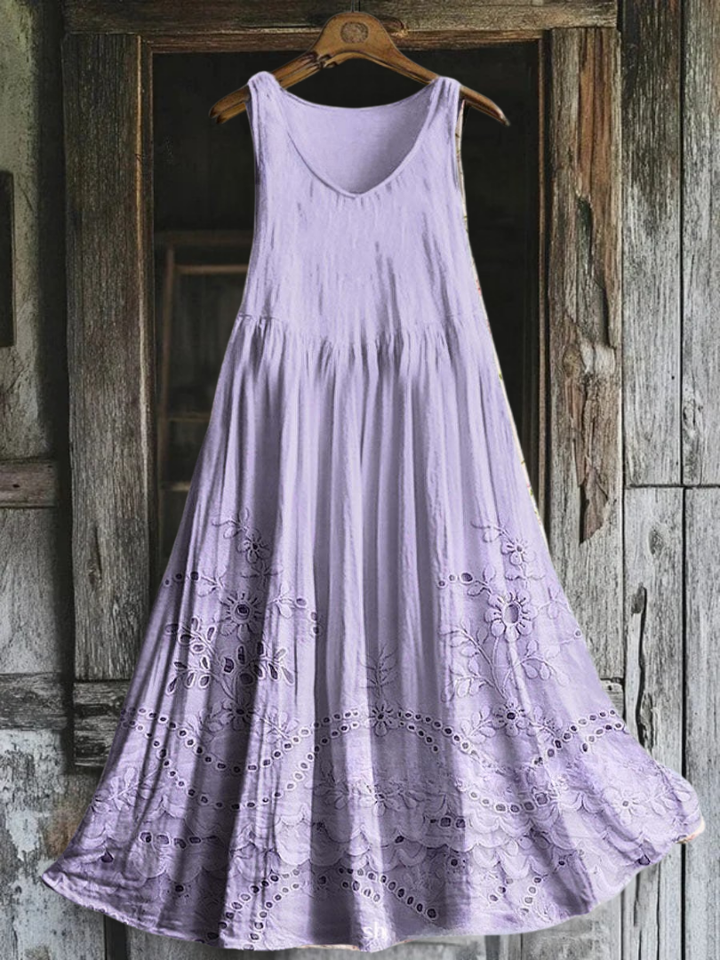 Margaux – English embroidery dress