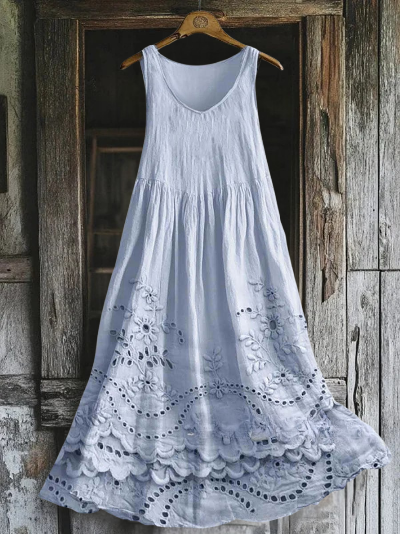 Margaux – English embroidery dress