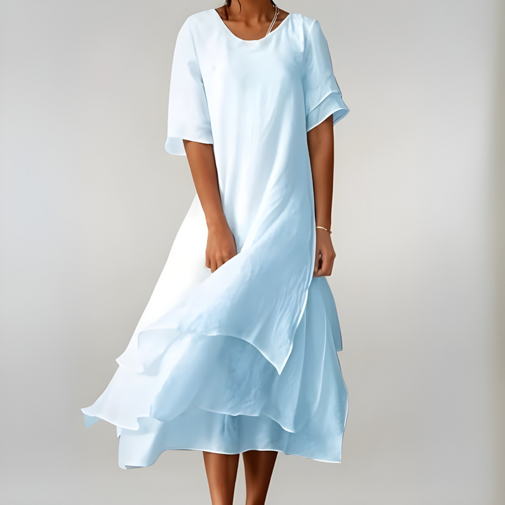 Agnès | Lightweight and Elegant Long Cotton Dress