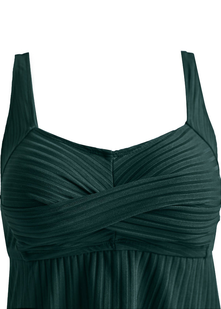 ALINA | ELEGANT TURQUOISE TANKINI SET