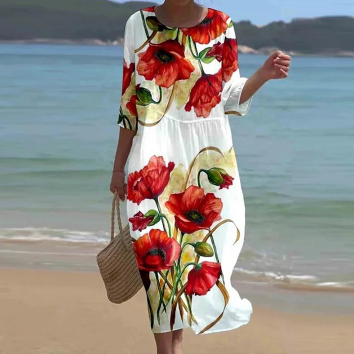 Miranda Stylish Floral Maxi Dress