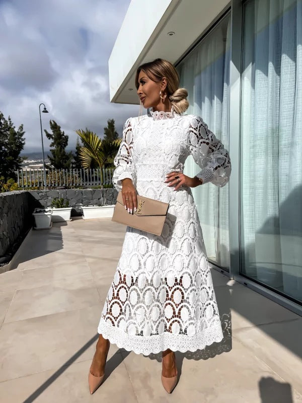 Georgia Stylish French Lace Dress