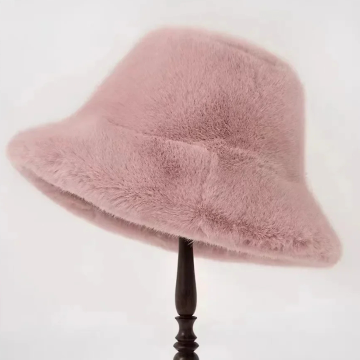 Blush Cloud Faux Fur Hat