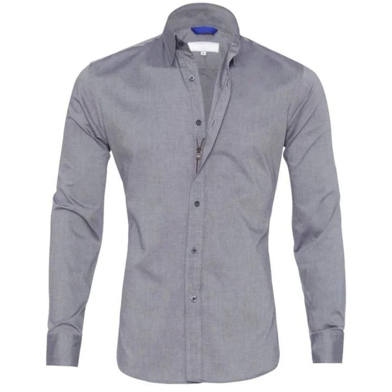 Leo Crease-resistant Zip-up Shirt