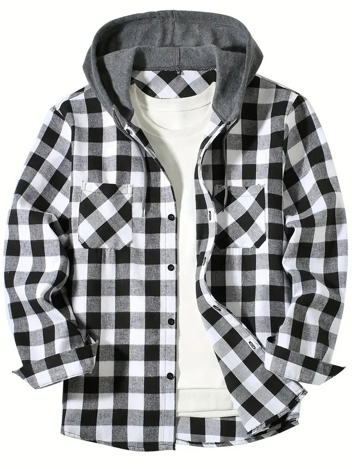 Benton Flannel Hoodie Jacket