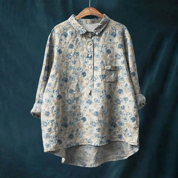 Liesa Elegant Women's Floral Shirt