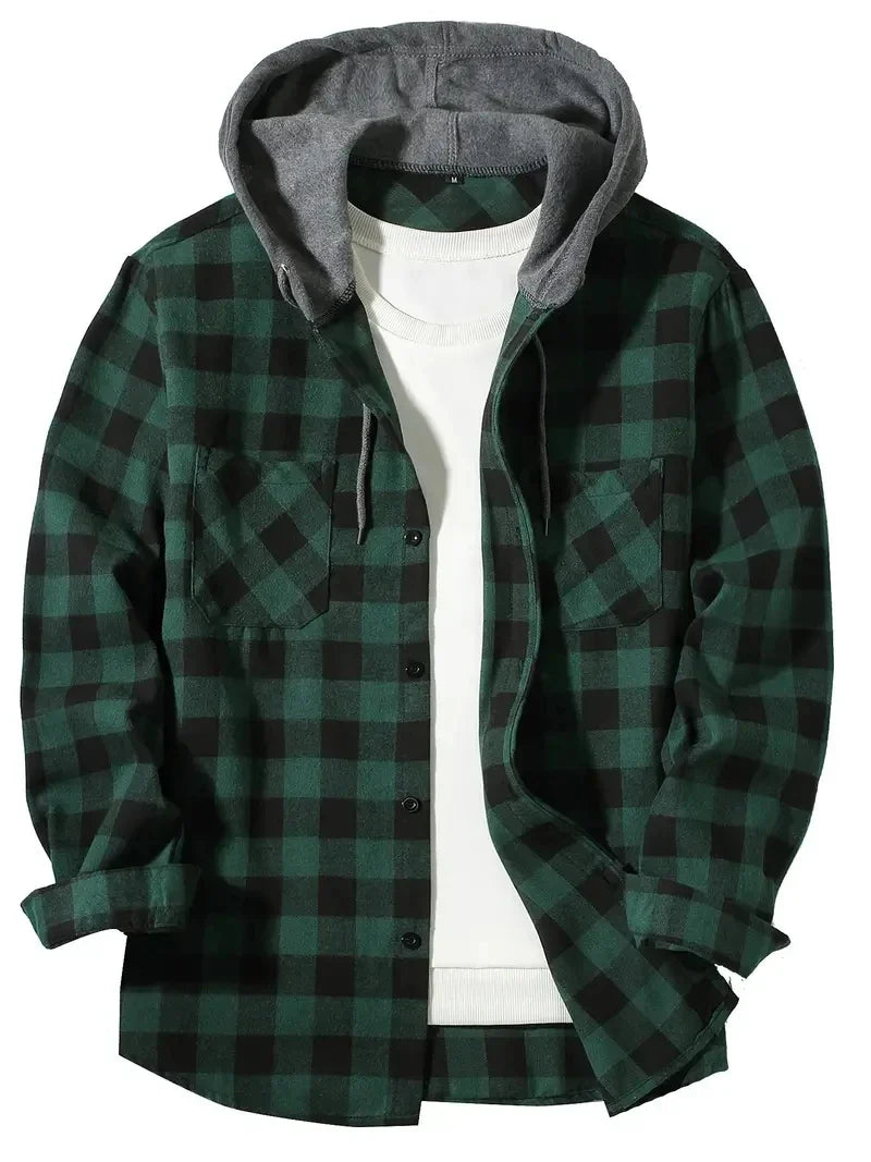 Benton Flannel Hoodie Jacket