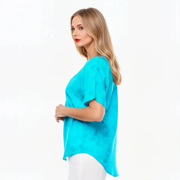 V-Neck T-Shirt (Love Aqua)