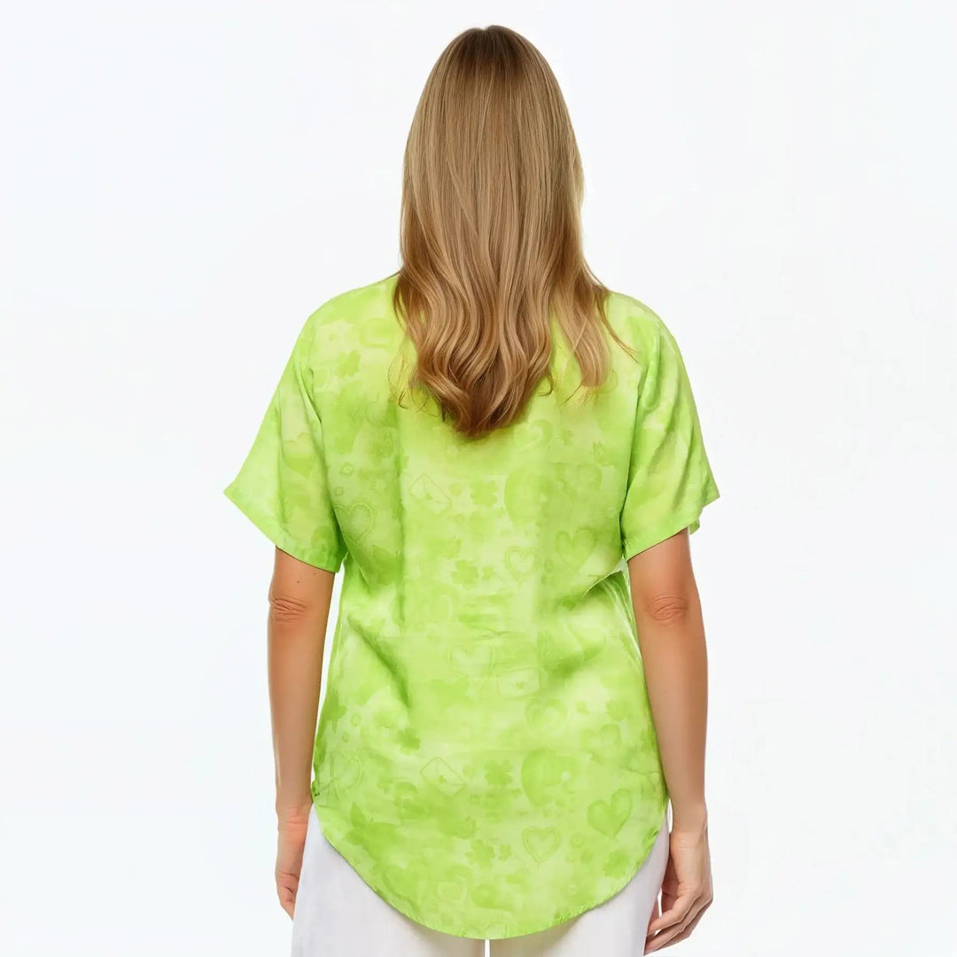 V-Neck T-Shirt (Love Lime)
