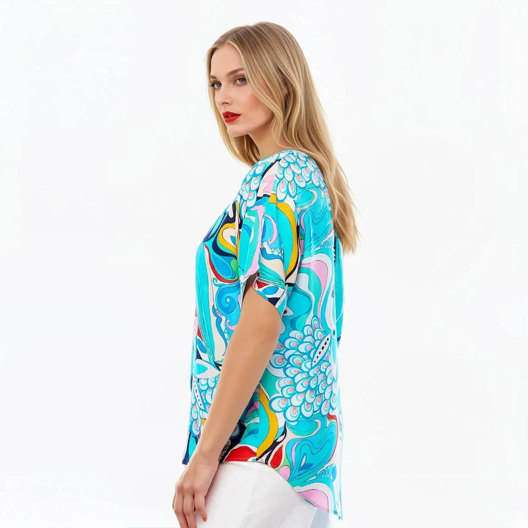 V-Neck T-Shirt (Sakura)