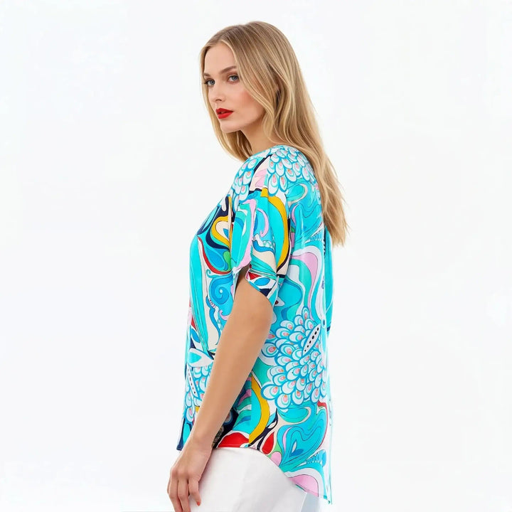 V-Neck T-Shirt (Sakura)