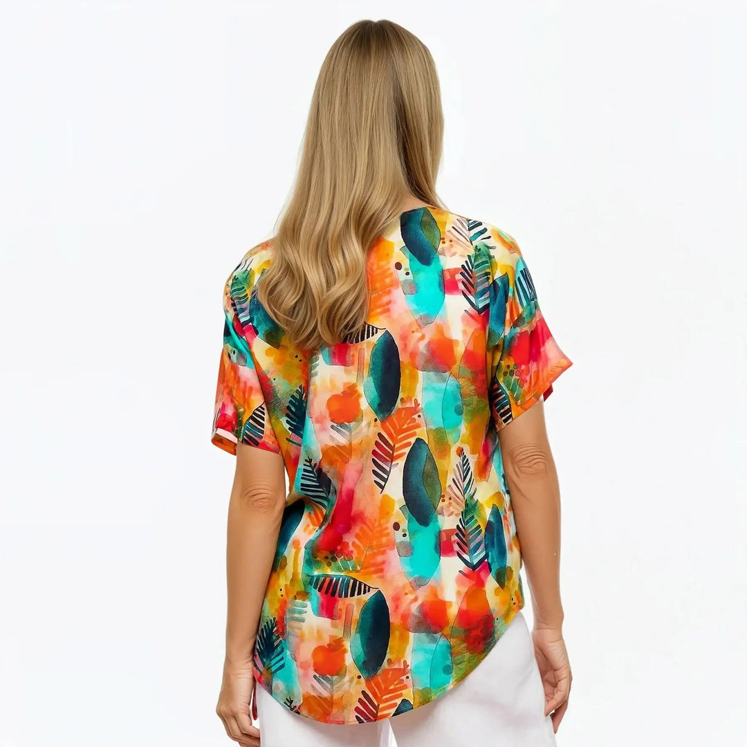 V-Neck T-Shirt (Tropicana)