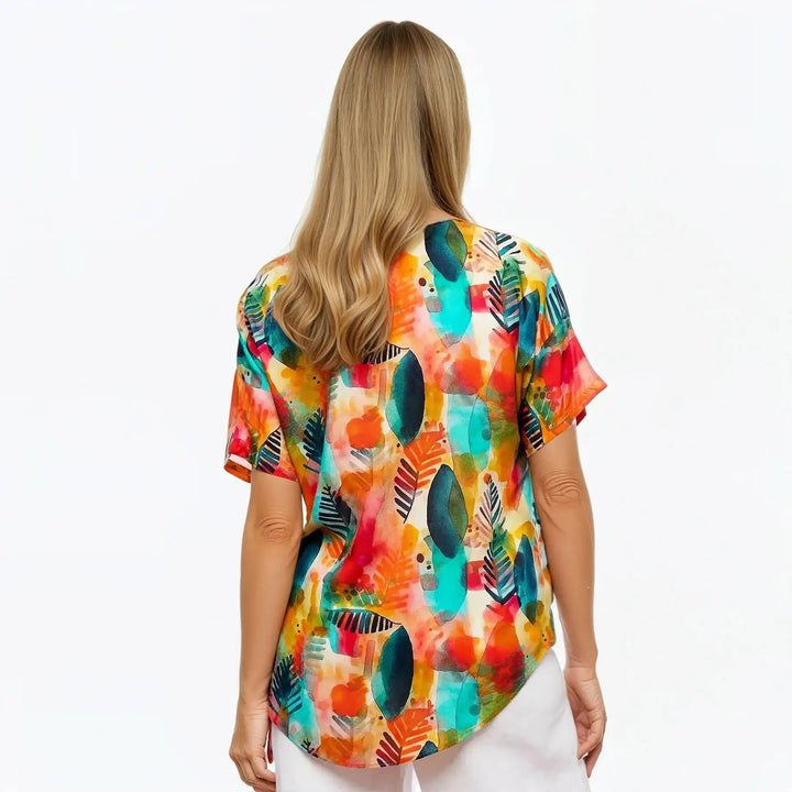 V-Neck T-Shirt (Tropicana)