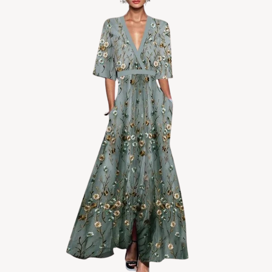 Women’s Maxi Dress Wrap Style | Evening
