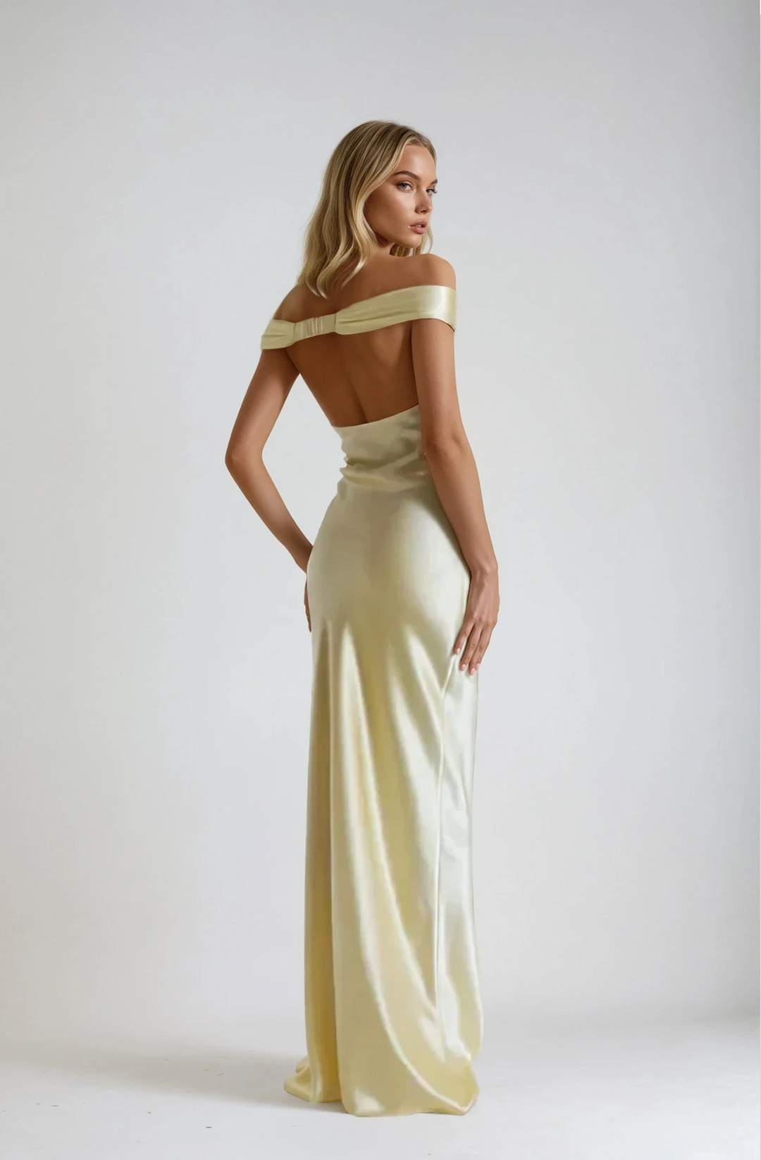 Women’s Yellow Dress Maxi | Evening