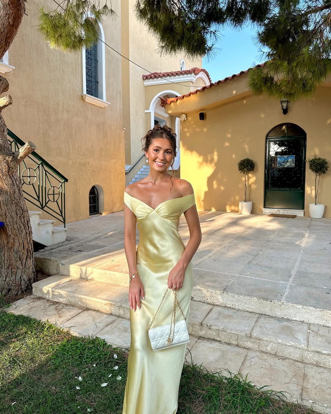 Women’s Yellow Dress Maxi | Evening