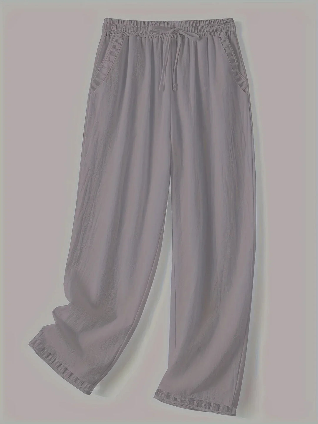 Tracey Contrast Trim Cropped Pants