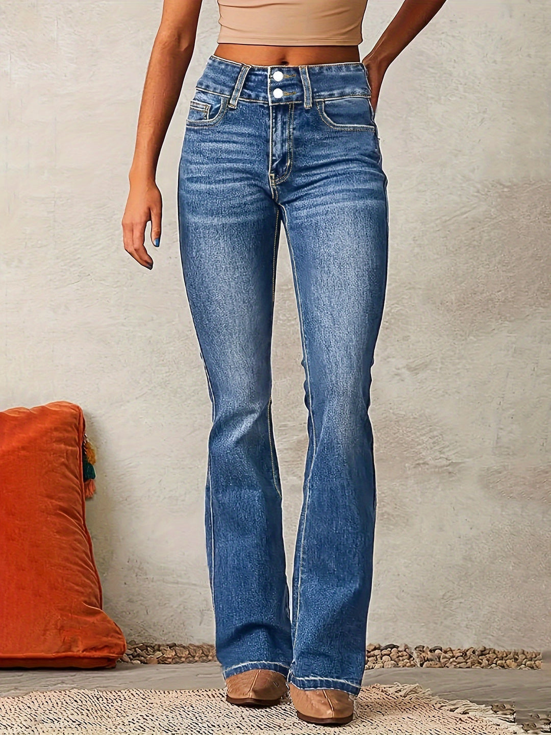Aya High-Waisted Flare Jeans