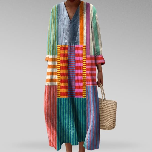 Tahlia Elegant Geometric Dress