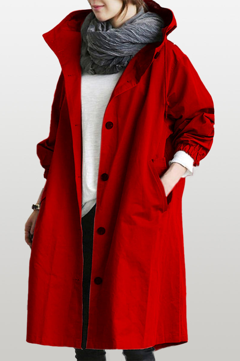 Leanne Water-Resistant Oversized Hooded Jacket