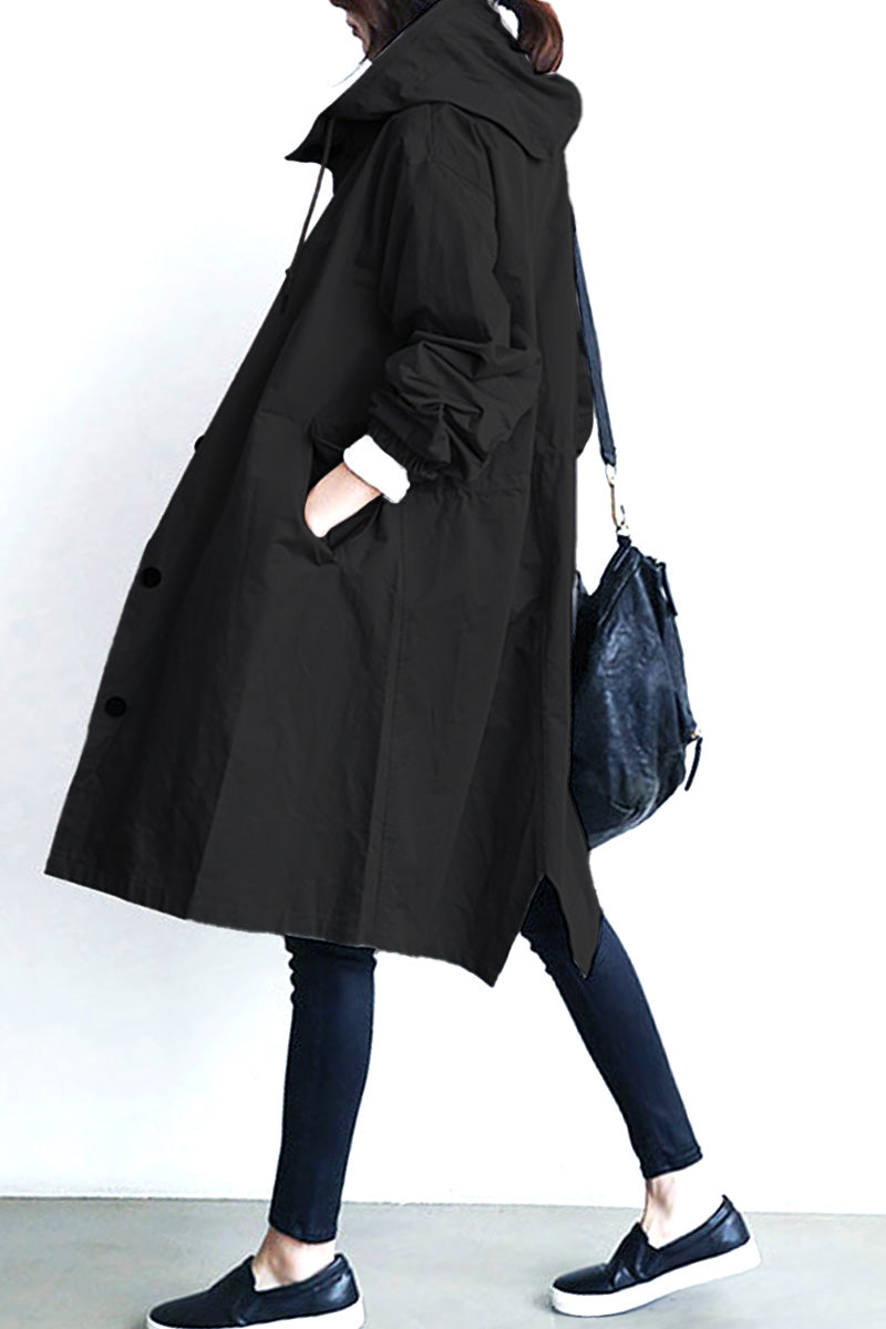 Leanne Water-Resistant Oversized Hooded Jacket