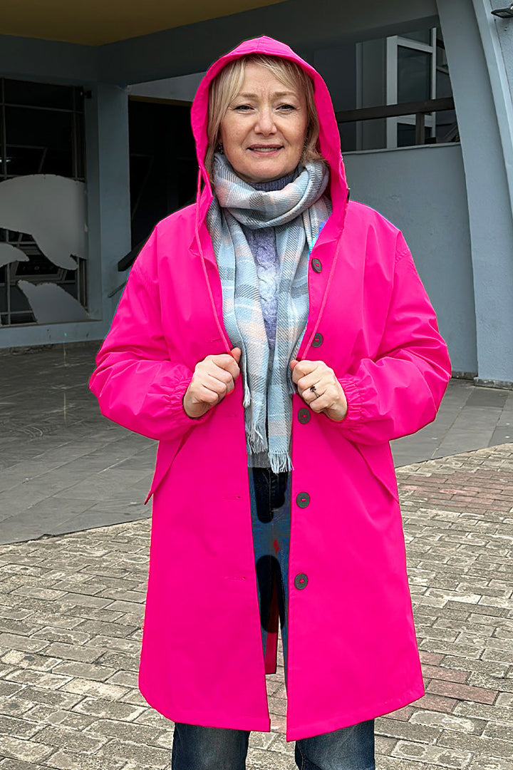 Leanne Water-Resistant Oversized Hooded Jacket