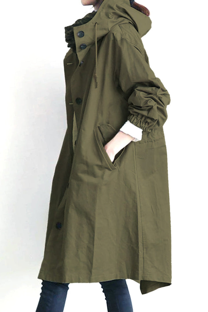 Leanne Water-Resistant Oversized Hooded Jacket