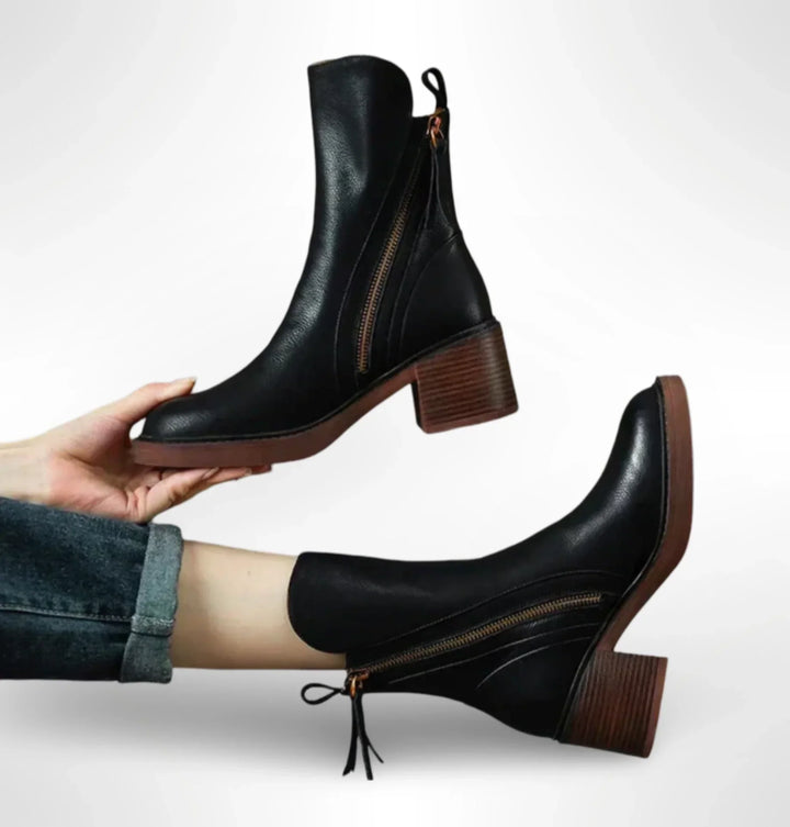 Margaret Elegant Leather Boots