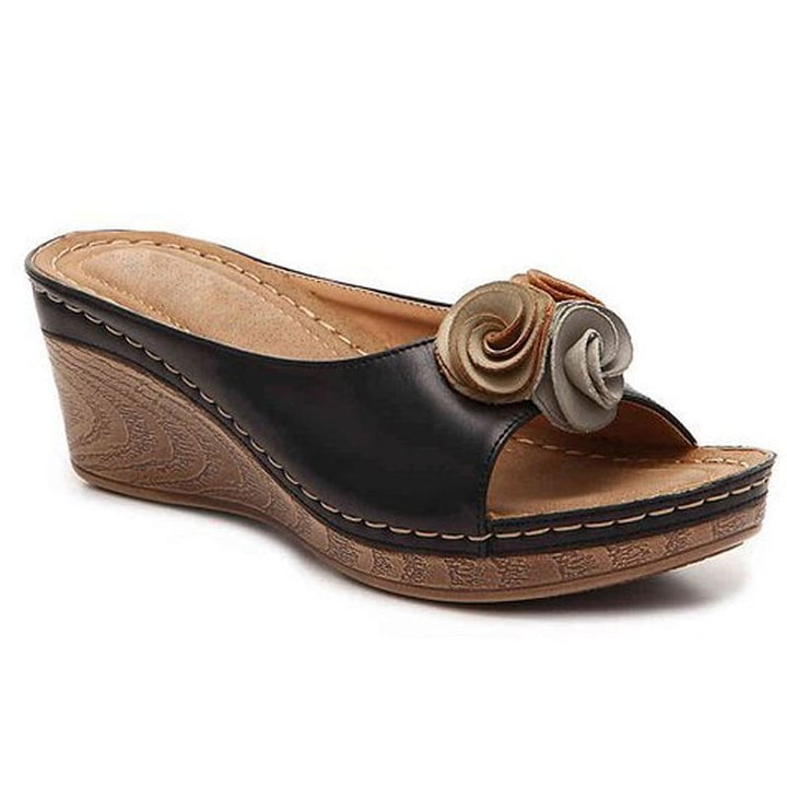 BRONYA COMFORTABLE LEATHER SANDALS